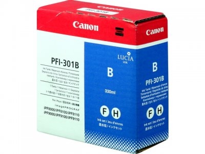 Tusz oryginalny PFI-301B blue niebieski Canon Imageprograf iPF 8000