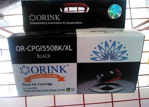 Tusz PGI-550PGBK XL czarny Orink do Canon PIXMA iP7250