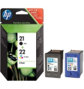 HP D1360 D2460 F2290 1410 J3508 J3680 Combo Pack HP21 + HP22