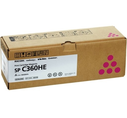 Toner 408186, SP C360HE magenta Ricoh SPC360