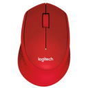 Mysz optyczna Logitech M330, bezprzewodowa, USB, czerwona