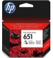 Tusz HP DeskJet Ink Advantage 5575, 5645 kolor 651