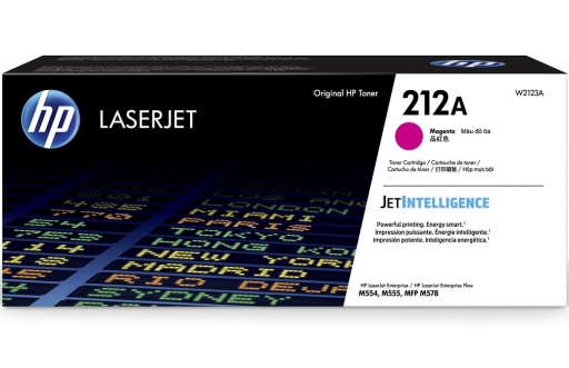 Toner HP Color LaserJet M554 M555 MFP M578 212A Magenta 4,5k