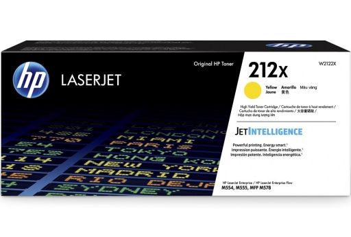 Toner HP Color LaserJet M554 M555 MFP M578 212X Yellow 10k