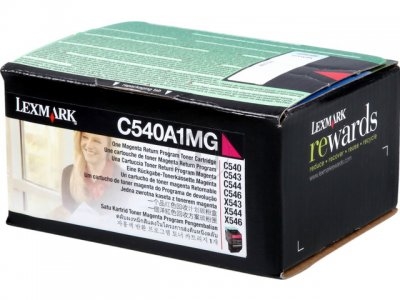 Toner Lexmark C540A1MG magenta C540 C543 C544 C546, X543 X544 X546 X548