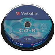 Dysk CD-R 700MB Verbatim 52x Cake Box 10 szt.