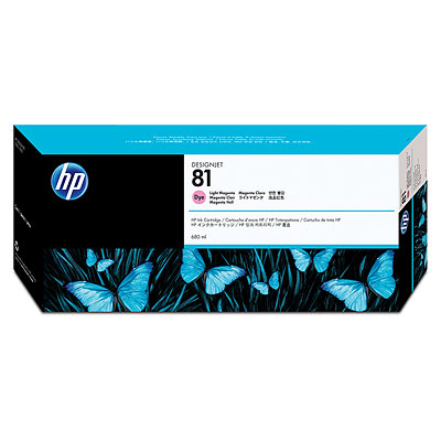 Wkład atramentowy do HP Designjet 5000 5000ps 5500 5500ps C4935A HP 81 light magenta Dye 680ml