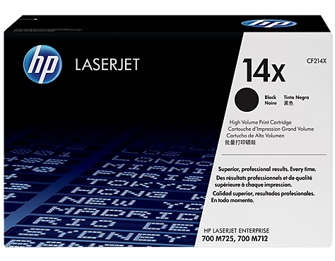 Toner 14X CF214X do HP Laserjet Enterprise 700