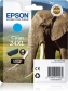 Atrament oryginalny Elephant C13T24324010, C13T24324012, 24XL cyan Epson