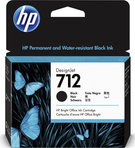 Tusz HP DesignJet T210 T230 T650 Black 712 80ml