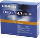 Dysk Omega DVD+R 4,7GB 16x SLIM 10 szt.