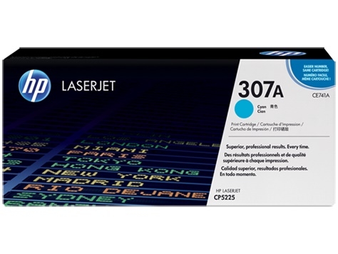 Toner oryginalny cyan HP CE741A, 307A