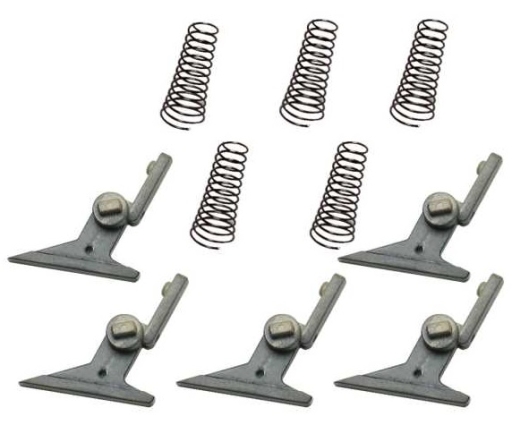 Odrywacz utrwalania zamiennik AE044025 do Ricoh Aficio 1022/1027/2022/2027/2032/3025/3030, MP 2510/2550/2851/3010/3350/3351, MP 2352/2852/3352/2553/3053/3053/3353/3353 ze sprężyną, 5 szt.