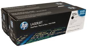 Toner dwupak czarny CB540AD, 125A HP