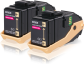 Toner oryginalny dwupak C13S050607, 0607 magenta do drukarek Epson AcuLaser C9300N