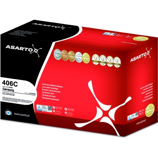 Toner Asarto zamiennik Samsung CLT-C406S cyan