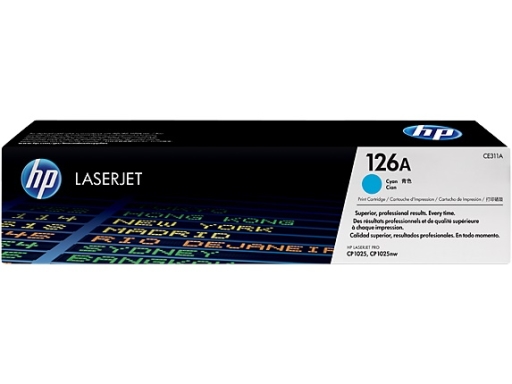 Toner oryginalny CE311A, 126A cyan Hewlett Packard