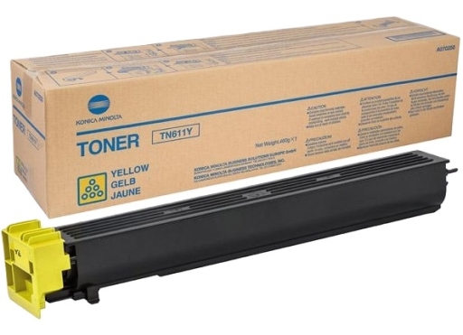 Toner Konica Minolta Bizhub C451 C550 C650, TN611Y żółty