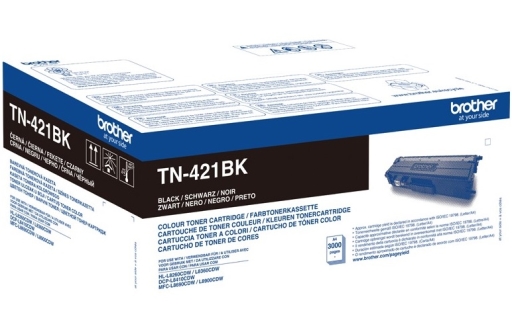 Toner oryginalny czarny Brother TN-421BK