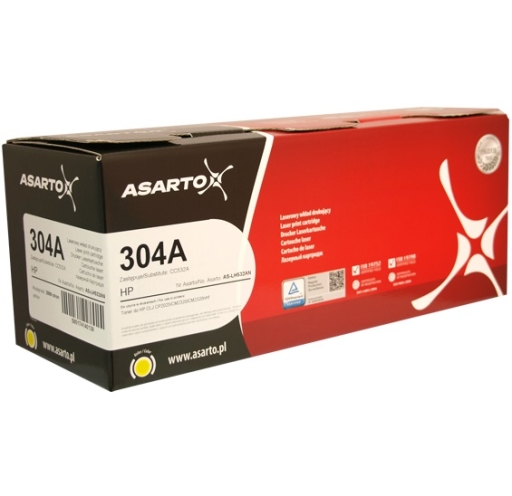 Toner Asarto zamiennik HP CC532A żółty