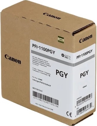Tusz PFI-1100PGY Canon imagePROGRAF PRO-2000/2100/4000/4100/6000/6100 Photo Grey 160ml