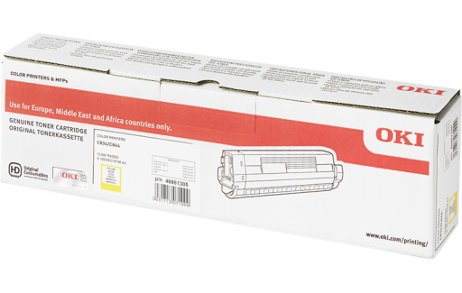 Toner Oki C834 C844 żółty