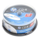 Płyty HP CD-R 700MB x52 25 sztuk