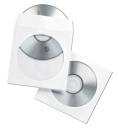Koperty papierowe Fellowes na CD 50 szt. białe