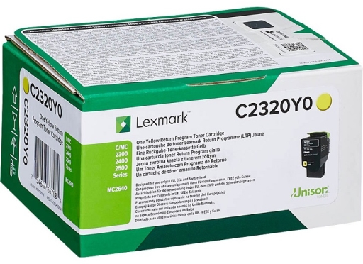 Toner C2320Y0 Lexmark C2535 żółty