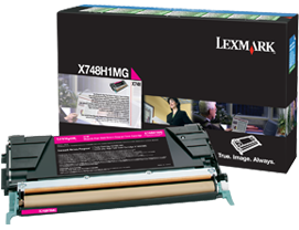 Toner X748H1MG magenta Lexmark X748