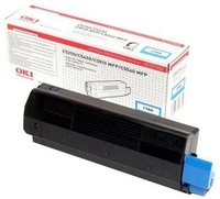 Toner Oki C5250 C5450, C5510 C5540, cyan 42127456