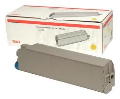 Toner do Oki C9300 C9500, 41963605 zółty