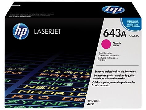 Toner oryginalny magenta HP Q5953A, 643A