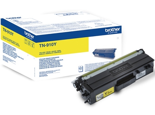 Toner oryginalny TN-910Y żółty Brother