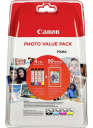 Canon Photo ValuePack tusze CLI-571-XL BK/CY/MG/YL + papier foto 50 szt. 10x15cm