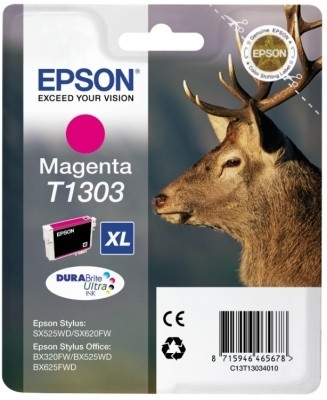 Tusz Epson Stylus SX525WD SX620FW, Stylus Office BX525WD BX635FWD BX935FWD, WorkForce WF-7515 7525, magenta