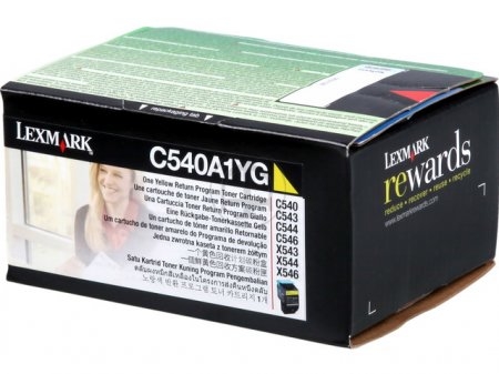 Toner Lexmark C540A1YG żółty X543/X544/X546/X548