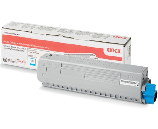 Toner Oki C824 C834 C844 cyan 47095703 5k