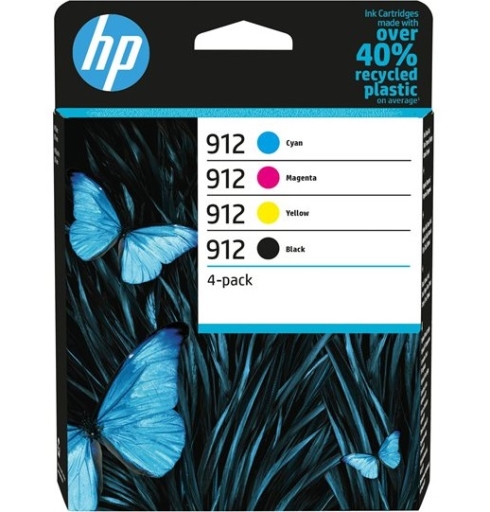 Tusz 912 CMYK HP OfficeJet 8010/8012/8013/8014/8015 8020/8023/8024/8025 4-Pack