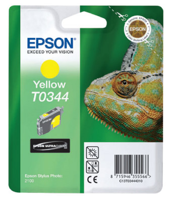 Tusz T0344 żółty do Epson Stylus Photo 2100