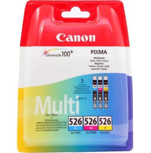 Tusze CLI-526CMY Canon Pixma MG5150 MG5350 MG6250