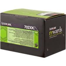 Toner 70C2XK0, 702XK czarny Lexmark oryginalny