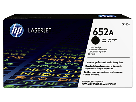 Toner oryginalny CF320A czarny 652A do HP Color Laserjet Enterprise M651