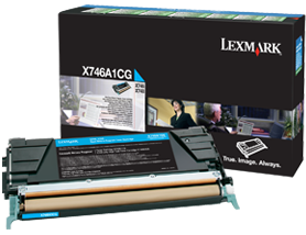 Toner X746A1CG cyan Lexmark X746