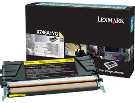 Toner X746A1YG żółty Lexmark X746