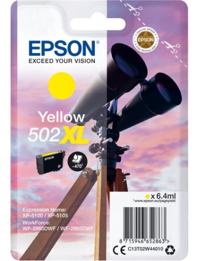 Tusz Epson XP-5100 WF-2865DWF yellow 502XL