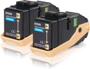 Toner Epson AcuLaser C9300 dwupak 0608 cyan 2x7,5k