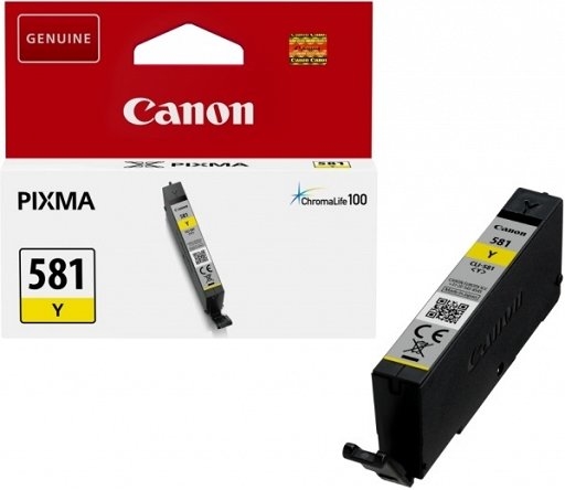 Tusz Canon Pixma TS6150 żółty CLI581Y