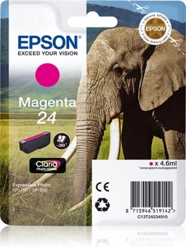 Atrament oryginalny Elephant C13T24234010, C13T24234012, 24 magenta Epson