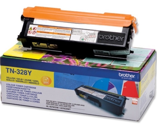 Toner Brother HL-4570CDW, DCP-9270CDN, MFC-9970CDW, żółty TN-328Y